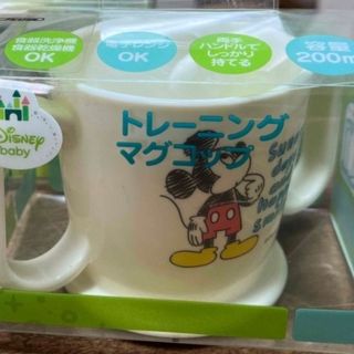 ディズニー(Disney)の【新品】ミッキーマウス　トレーニングマグコップ(マグカップ)