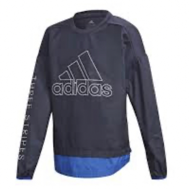 adidas(アディダス)のアディダス  ウィンドピステ140cm Jr ピステ (IXF78) 紺xブルー スポーツ/アウトドアのサッカー/フットサル(ウェア)の商品写真