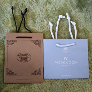 ウェッジウッド(WEDGWOOD)の【RAFFLES HOTEL】【WEDGWOOD】紙袋・ミニショッパー(ショップ袋)