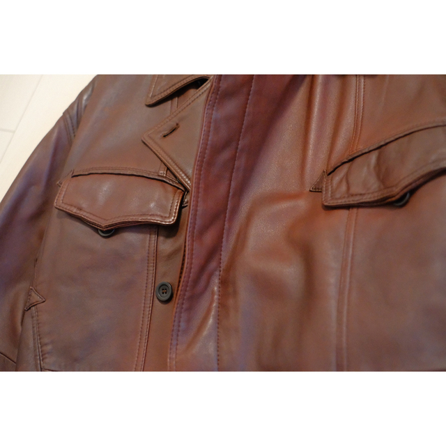 ✨Lamatta✨レザージャケット☆46サイズ☆ロゴあり☆美品☆ライダース