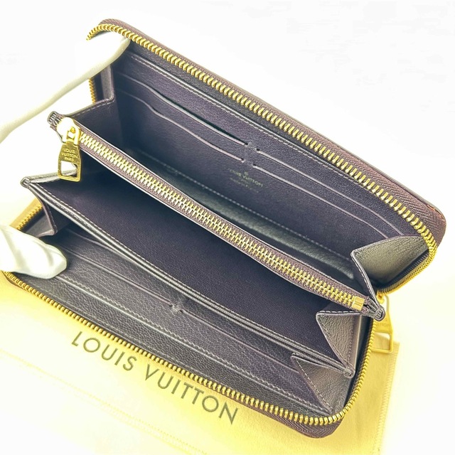ルイヴィトン M91449 レザー エキゾチック ジッピーウォレット 財布