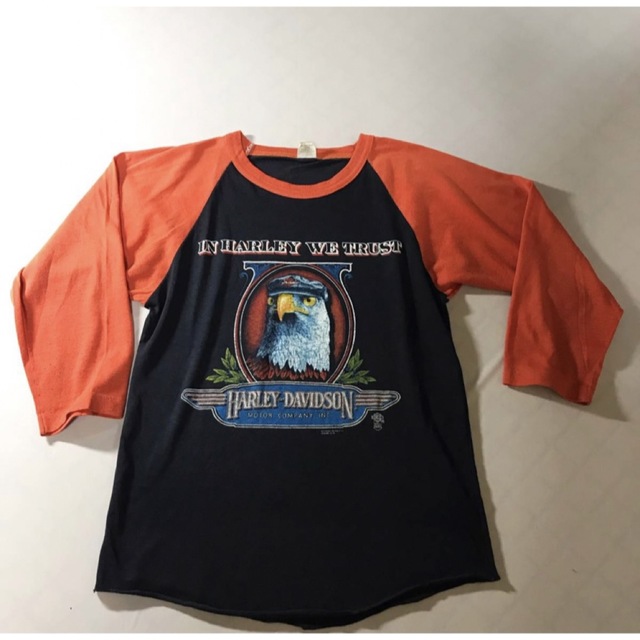 60～70年代 パキ綿 ビンテージ ハーレーダビッドソン Tee Tシャツ
