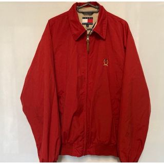 トミーヒルフィガー(TOMMY HILFIGER)の90's TOMMY HILFIGER スイングトップ レッド メンズS(その他)