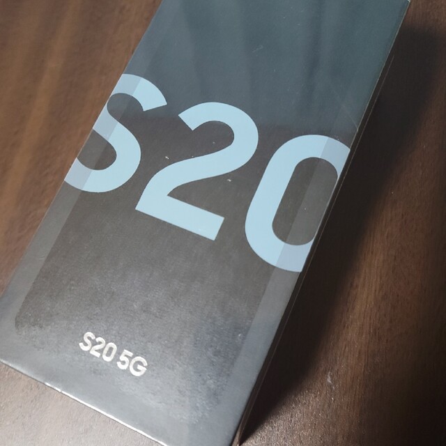 正規激安 - SAMSUNG 新品 5GクラウドブルーSIMフリー海外版 S20 Galaxy スマートフォン本体