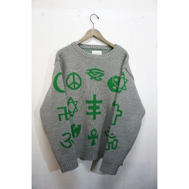 22AW BlackWeirdos ICON SWEATERセーター203N▲MADEINJAPANサイズ