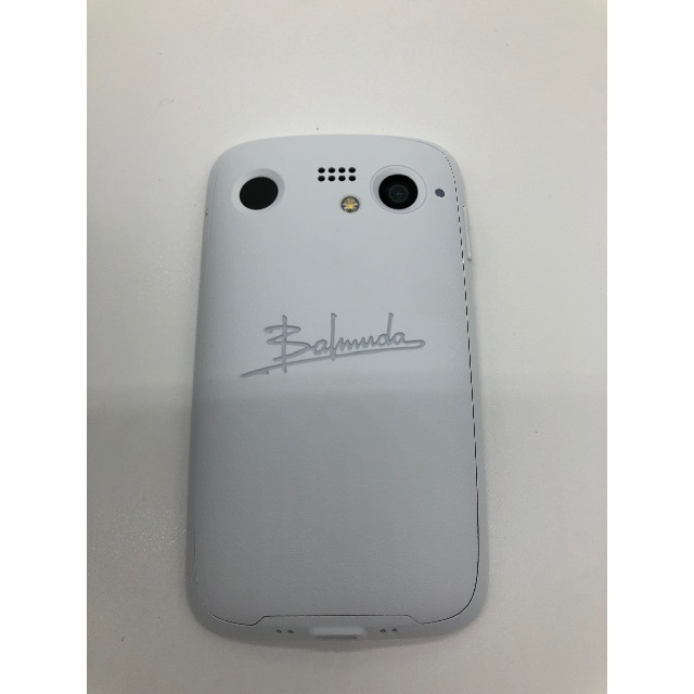 BALMUDA(バルミューダ)の【新品未使用】バルミューダ フォン BALMUDA phone ホワイト スマホ/家電/カメラのスマートフォン/携帯電話(スマートフォン本体)の商品写真