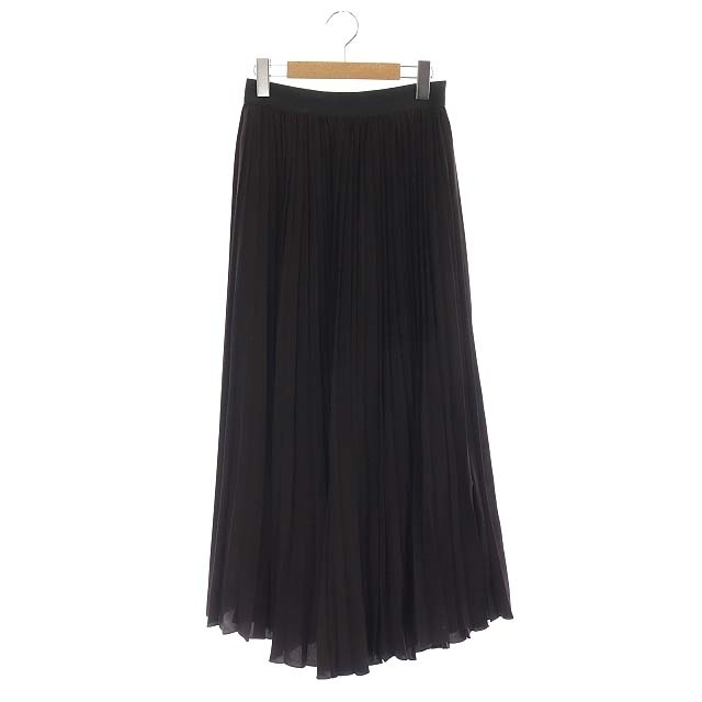 リジェール アパルトモン Pleats Skirt プリーツスカート ロング 茶