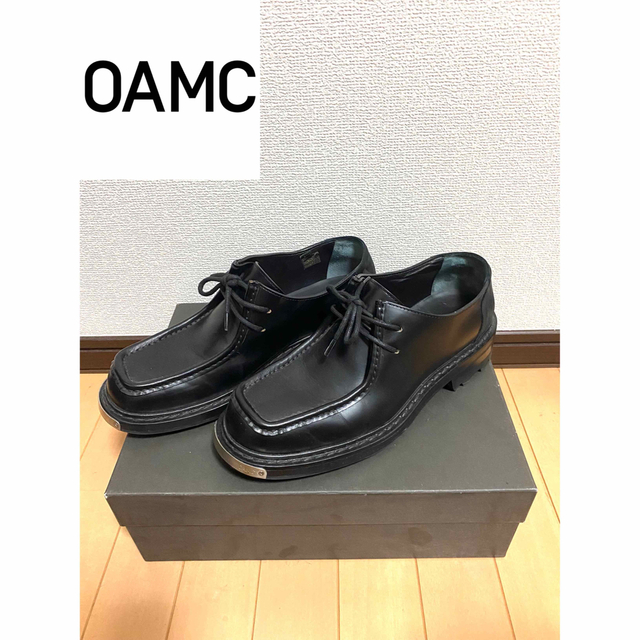 OAMC leather square toes tip boots 21AW-