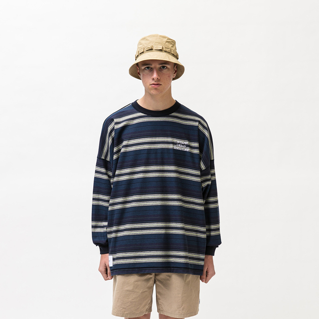 W)taps(ダブルタップス)の新品 Wtaps Jam 02 LS Navy L メンズのトップス(Tシャツ/カットソー(七分/長袖))の商品写真