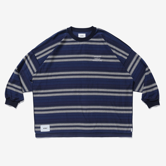 W)taps(ダブルタップス)の新品 Wtaps Jam 02 LS Navy L メンズのトップス(Tシャツ/カットソー(七分/長袖))の商品写真