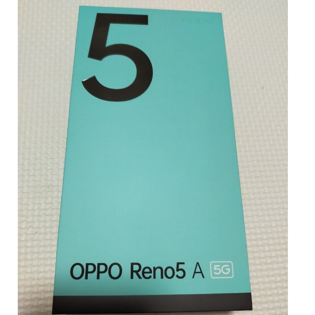 新品未使用 OPPO Reno5 A 5G シルバーブラックスマートフォン/携帯電話