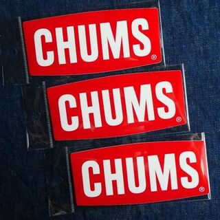 チャムス(CHUMS)の3枚組 チャムス ステッカー CHUMS Logo S CH62-1072(その他)