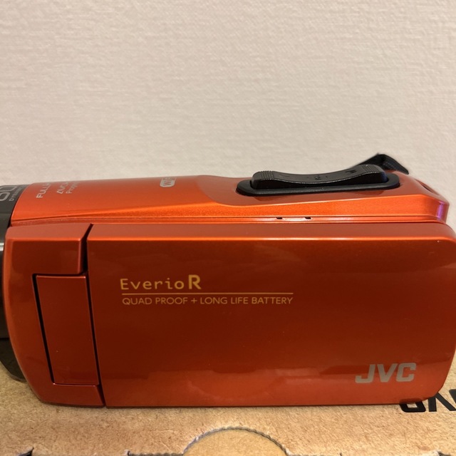 KENWOOD(ケンウッド)のJVC ハイビジョンメモリームービー Everio R GZ-RX690-D スマホ/家電/カメラのカメラ(ビデオカメラ)の商品写真