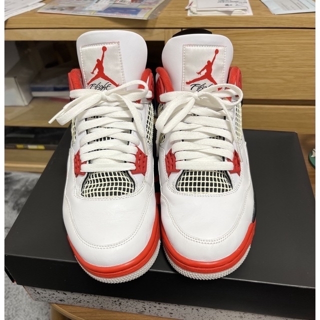 Jordan Brand（NIKE）(ジョーダン)のAIR JORDAN 4 RETRO ファイヤーレッド 27cm メンズの靴/シューズ(スニーカー)の商品写真