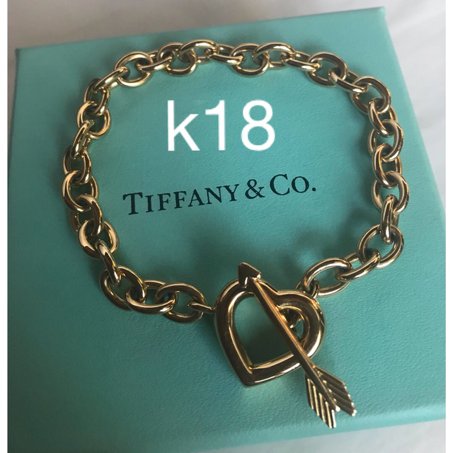 ティファニー ハート&アロー ブレスレット 18金 K18イエローゴールド レディース TIFFANY&Co.  ティファニー