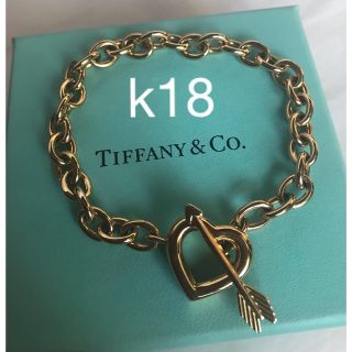 Tiffany & Co. - ティファニー ハート&アローブレスレット k18 18k 18