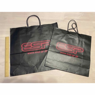 イーエスピー(ESP)のESP イーエスピー ショップ袋 ショッパー 紙袋 手提げ 大中 2枚セット(エコバッグ)