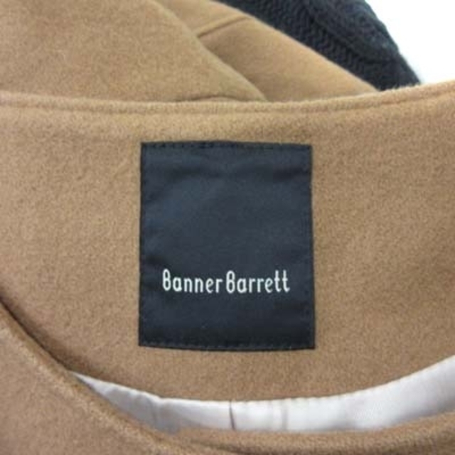 Banner Barrett(バナーバレット)のバナーバレット ノーカラーコート 総裏地 ウール 36 茶 ブラウン /YI レディースのジャケット/アウター(その他)の商品写真