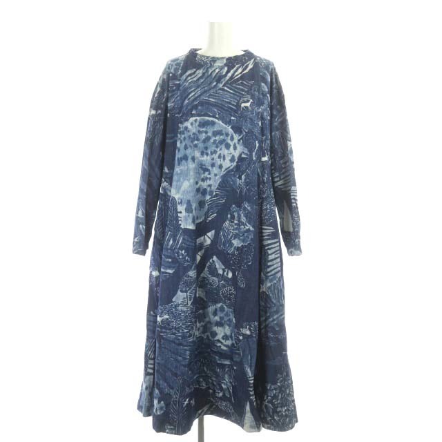 45rpm - 45R 45rpm ワンダーランドプリントのドレス ワンピース ロング 長袖