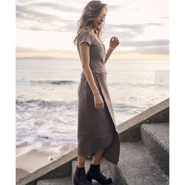 ALEXIA STAM(アリシアスタン)のワッフルスカート⚫︎To the sea レディースのスカート(ロングスカート)の商品写真