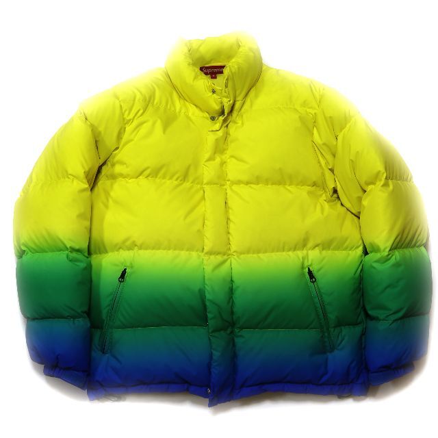 シュプリームsupreme gradient puffy jacket/M