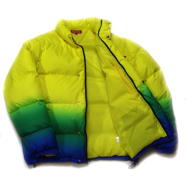 シュプリームsupreme gradient puffy jacket/M