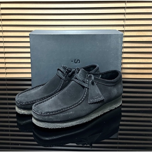 Clarks Wallabee クラークス ワラビー ブラックスエード メンズ - 通販