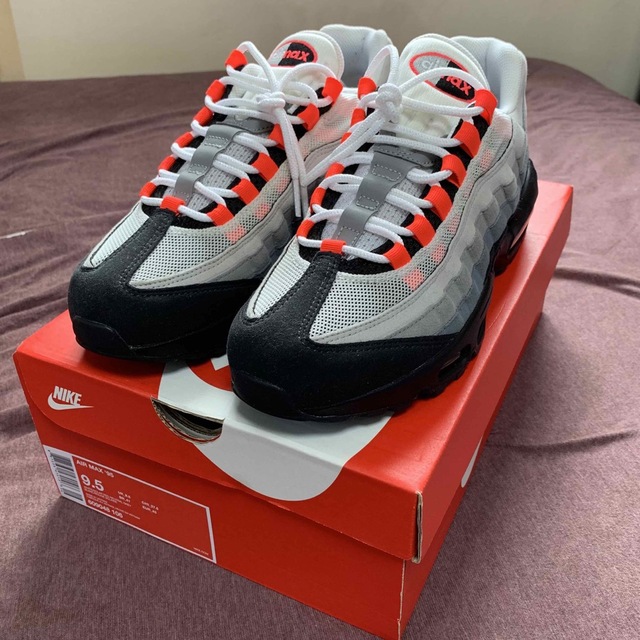 靴/シューズNIKE Air Max 95 ｿｰﾗｰﾚｯﾄﾞ 27.5cm