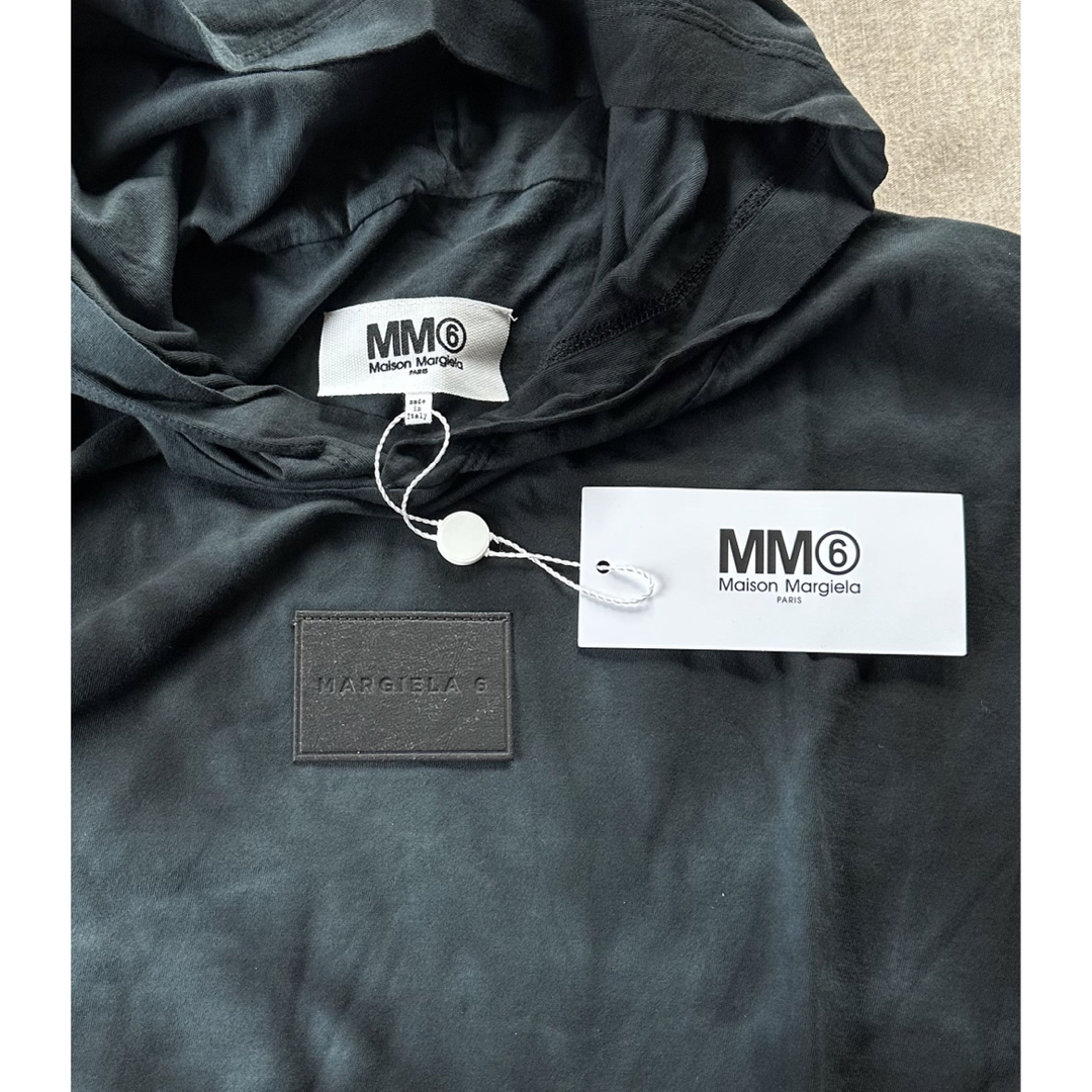 新品 MM6 Maison Margiela マルジェラ パーカー ブラック 黒ユニセックス