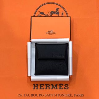 エルメス(Hermes)の新品未使用 レア HERMES エルメス バスティア コインケース ブラック(コインケース)