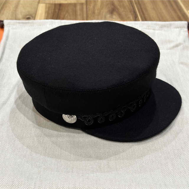 Hermes - 新品 レア HERMES エルメス CABOURG キャスケット ブラック