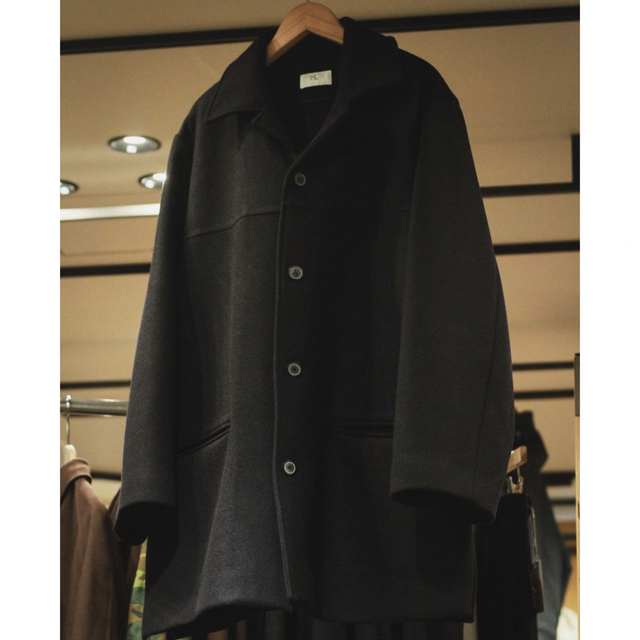 COMOLI(コモリ)の【HERILL】Blacksheep Carcoat NAVY/2 メンズのジャケット/アウター(ステンカラーコート)の商品写真