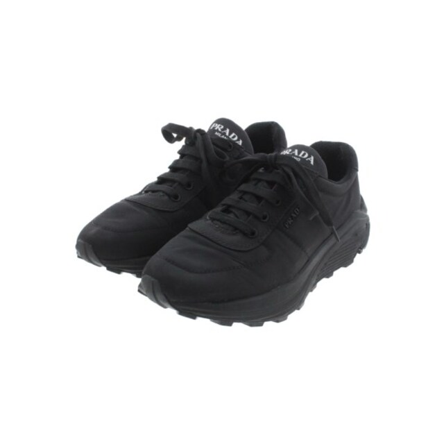 耐熱 二層 足あとぐらす (M) PRADA プラダ スニーカー 6(24.5cm位) 黒