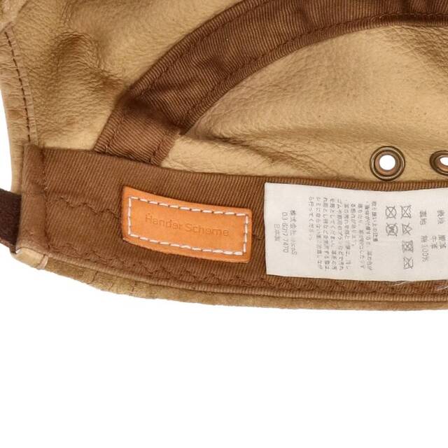 Hender Scheme(エンダースキーマ)のエンダースキーマ スウェードキャンプキャップ メンズ ハンドメイドのファッション小物(帽子)の商品写真