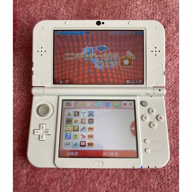 new ニンテンドー 3DS LL パールホワイトu3000充電器付 ジャパン 売上