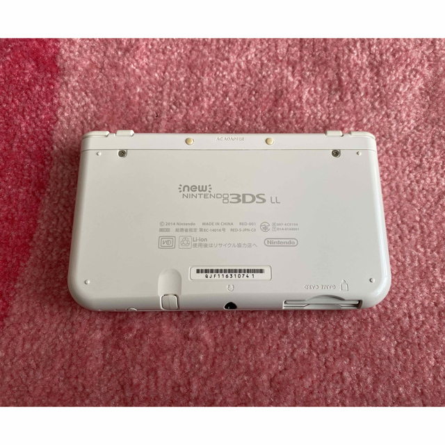 new ニンテンドー 3DS LL パールホワイトu3000充電器付 ジャパン 売上