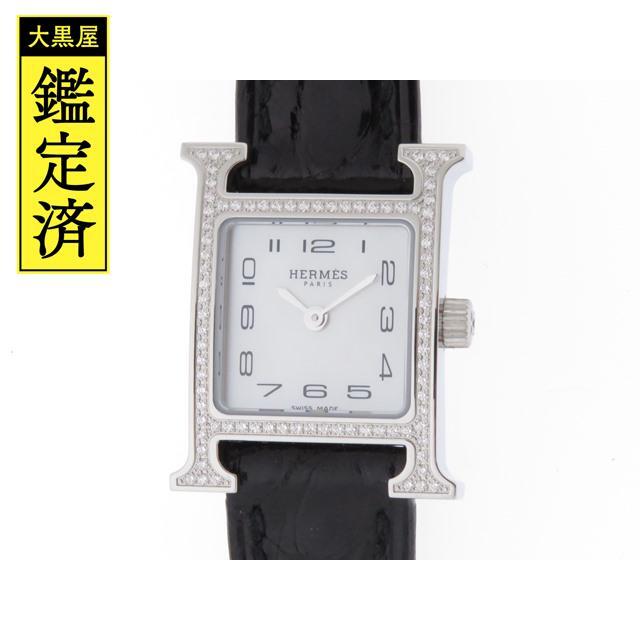 新品同様 Hermes - エルメス Hウォッチ HH1.131.286 クオーツ ホワイト