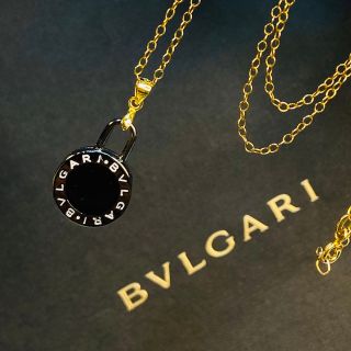 ブルガリ(BVLGARI)の【ブルガリ】リングネックレス　純銀製の金18Kコーティングチェーン(ネックレス)