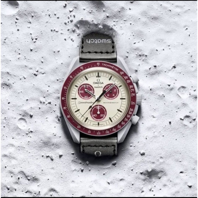 swatch(スウォッチ)の新品未使用　保証書付　オメガスウォッチ Swatch x Omega メンズの時計(腕時計(アナログ))の商品写真