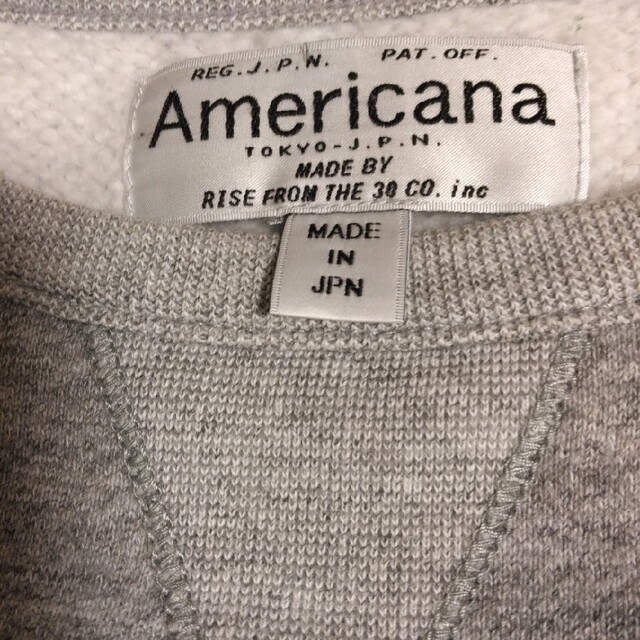 AMERICANA(アメリカーナ)のAmericana  アメリカーナ  スウェット レディースのトップス(トレーナー/スウェット)の商品写真