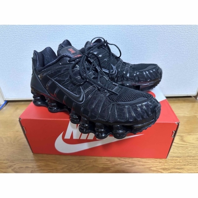 27cm NIKE SHOX TL ブラック靴/シューズ