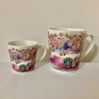 スターバックスコーヒー(Starbucks Coffee)の桜　さくら　2011年　スターバックス　マグカップ　デミカップ　セット(グラス/カップ)