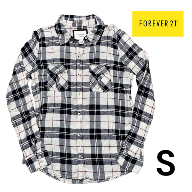 中華のおせち贈り物 FOREVER21 チェック フード付き ジップアップ コート グレー M