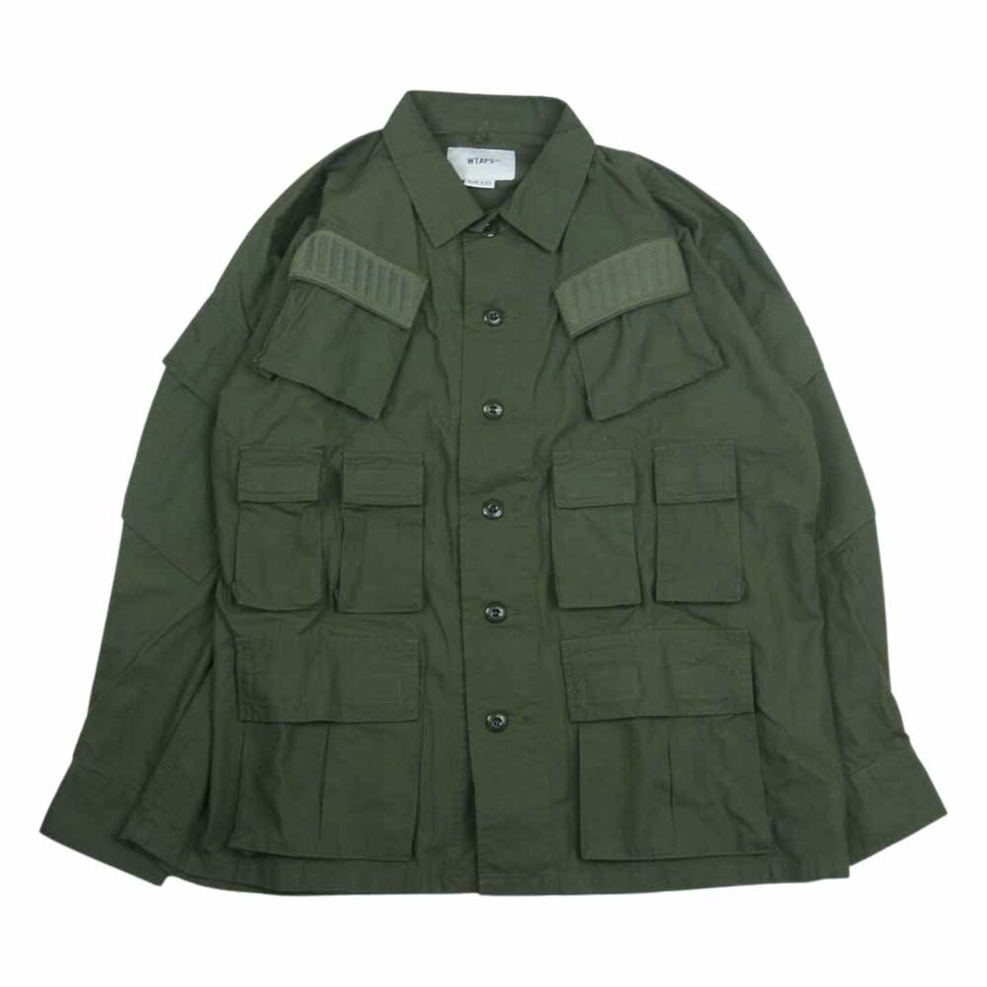 WTAPS  MODULAR シャツ　Lサイズ　OLIVE ダブルタップス