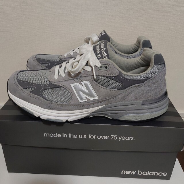 New Balance(ニューバランス)のMR993GL 26.5 ニューバランス　グレー メンズの靴/シューズ(スニーカー)の商品写真