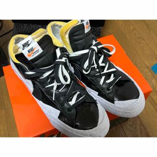 ナイキ(NIKE)のNIKE BLAZER LOW SACAI 28cm 中古(スニーカー)