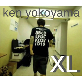 ハイスタンダード(HIGH!STANDARD)のKen Yokoyama  AxFxC Tシャツ 黒　XLサイズ おまけ付き(Tシャツ/カットソー(半袖/袖なし))