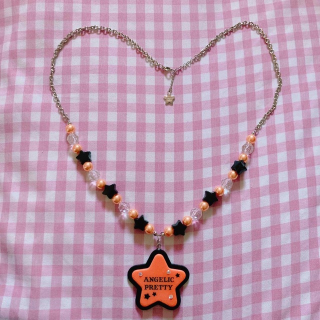 Angelic Pretty(アンジェリックプリティー)のAngelicPretty Happy Treat Starネックレス オレンジ レディースのアクセサリー(ネックレス)の商品写真