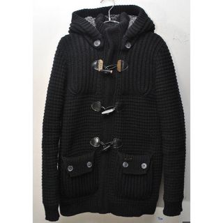 BARK - 最安値 極美品 BARK パーク ニットダッフルコート BARK - 最安値 極美品 BARK パーク ニットダッフルコート