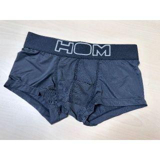 新品 HOM オム ブラック ボクサーパンツ Lサイズ(ボクサーパンツ)